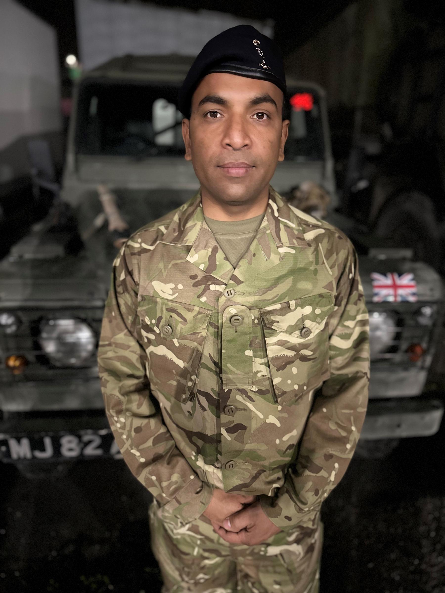 Sanjay Shumbhu 39 Sig Regt Awarded BEM