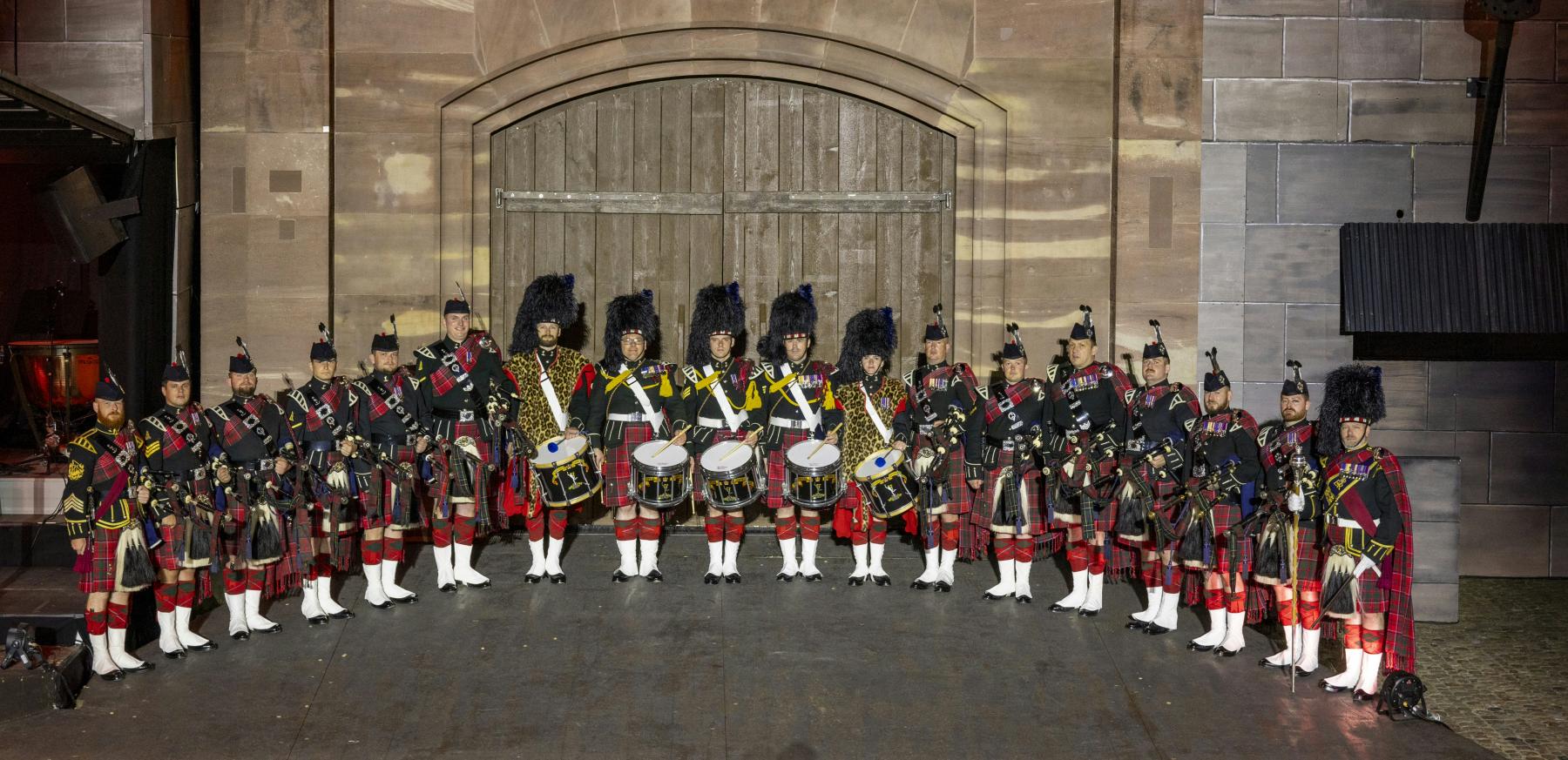 20240812-Royal Signals Pipes and Drums at Basel Tattoo