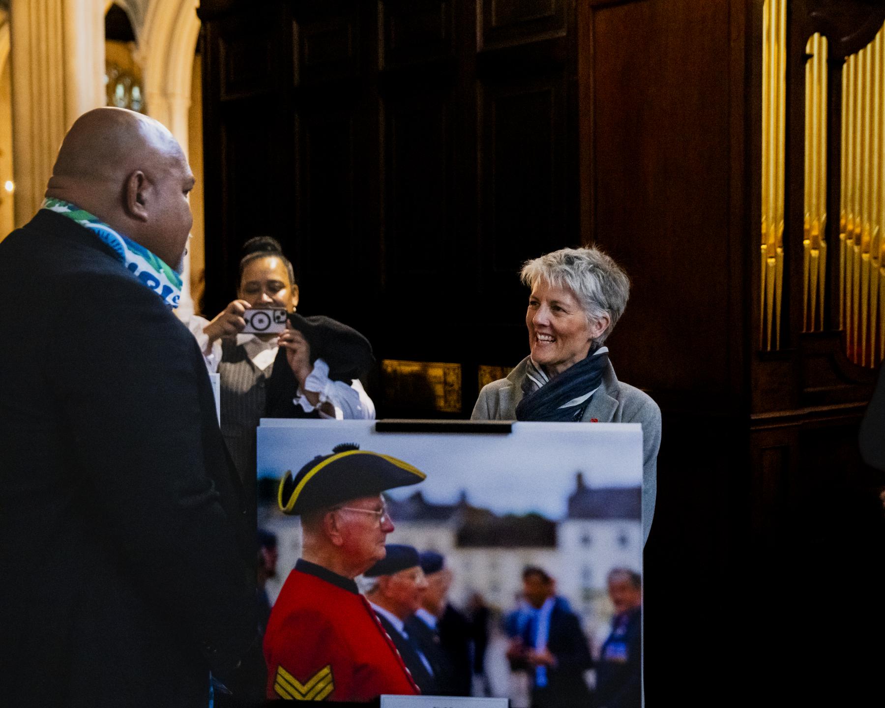 The Royal Signals Veteran photographic exhibition at Westminister Abbey