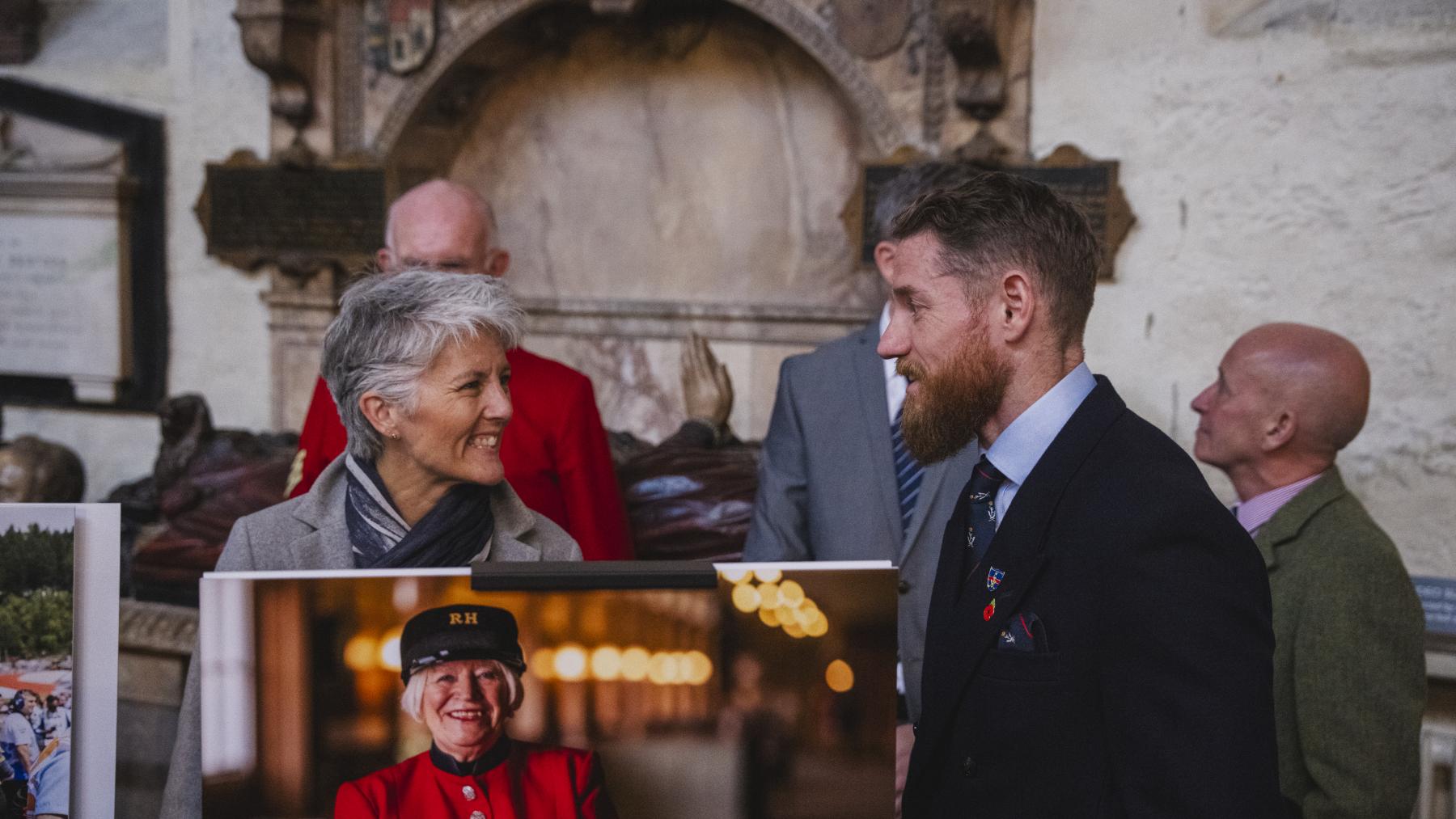 The Royal Signals Veteran photographic exhibition at Westminister Abbey
